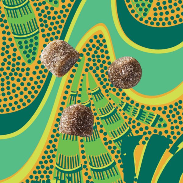 Gomitas veganas Kuli Kuli para energía sin cafeína