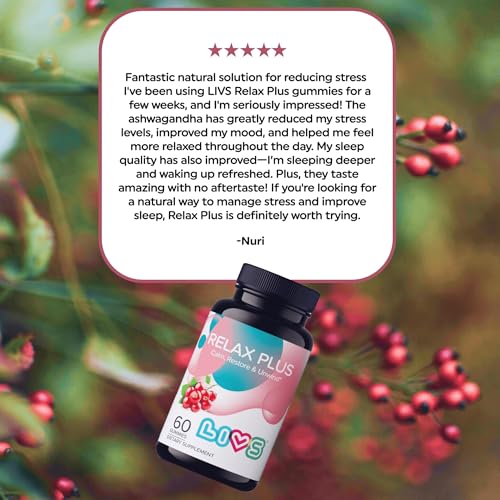 Version 1.0.0 Gomitas veganas LIVS Relax Plus sin sabores artificiales