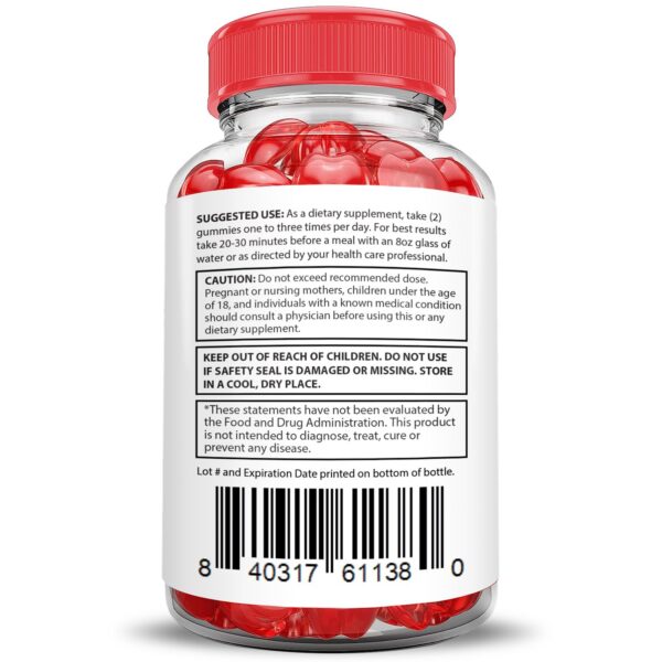 Paquete gomitas Lifetime Keto ACV para dieta keto y salud digestiva