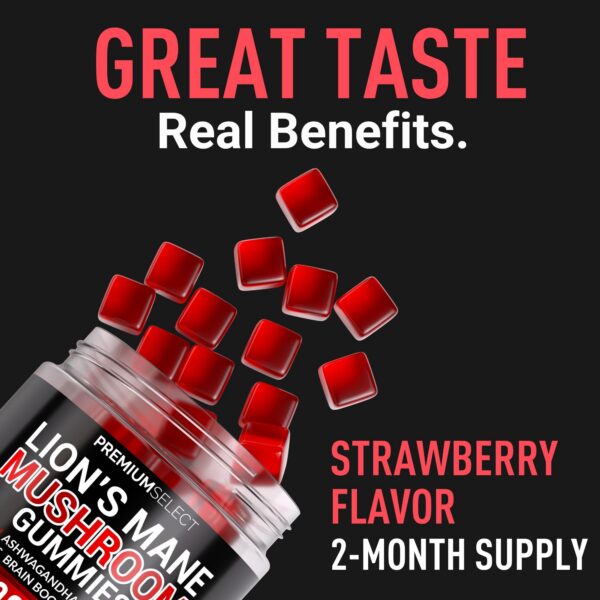 Gomitas veganas y sin gluten para salud cerebral completa