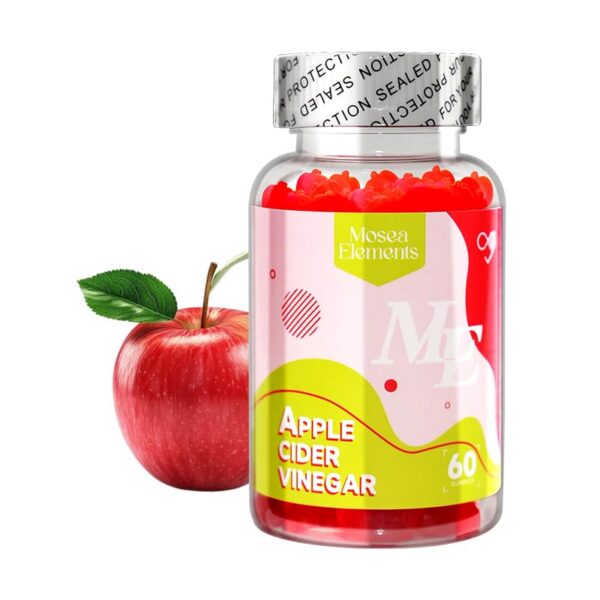 Version 1.0.0 Gomitas veganas de vinagre de sidra manzana 60 unidades