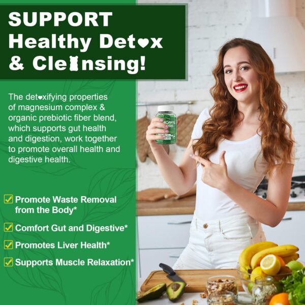 Gomitas verdes veganas y orgánicas EnvyCure para salud diaria