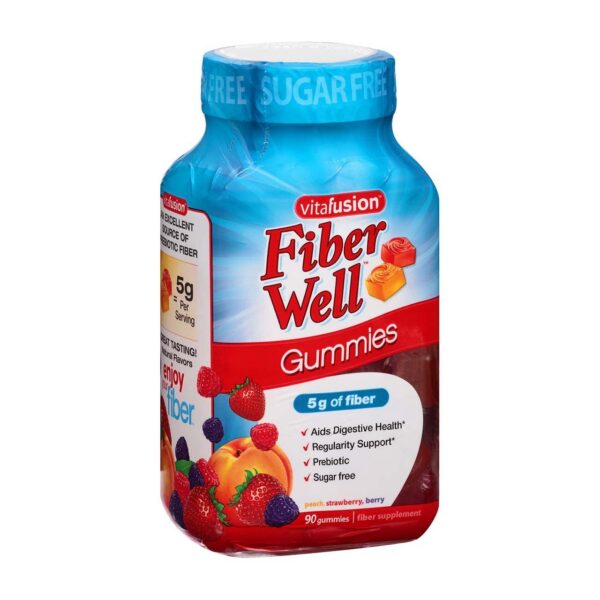 Gomitas Vitafusion sin gluten y sin azúcar.