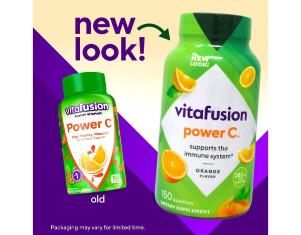 Gomitas vitafusion vitamina c textura masticable deliciosa