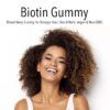 Gomitas VitaGlobe biotina 5000 mcg mezcla frutos para belleza