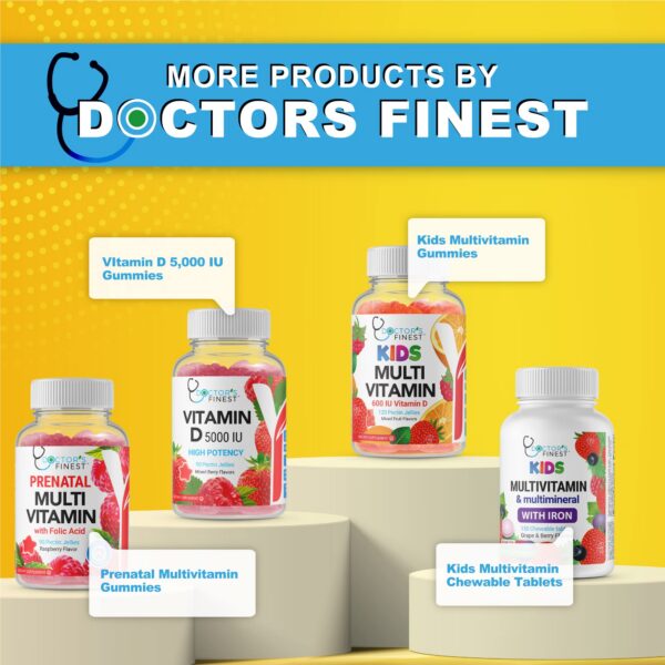 Gomitas vitamina c para niños sabor naranja Doctor's Finest