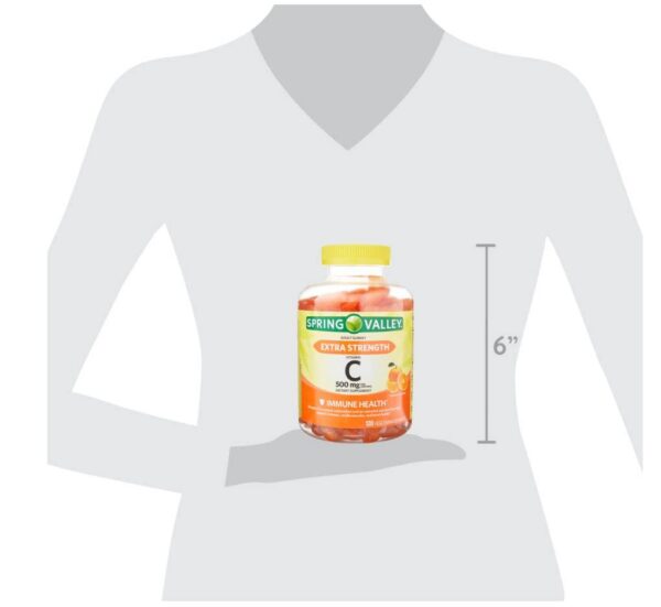 Gomitas vitamina C Spring Valley apoyo sistema inmune saludable