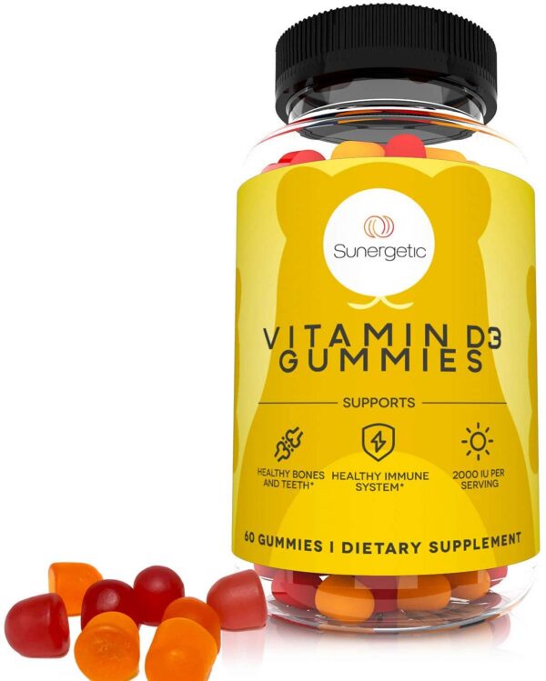 Gomitas vitamina d3 premium 2000 iu 60 unidades adultos
