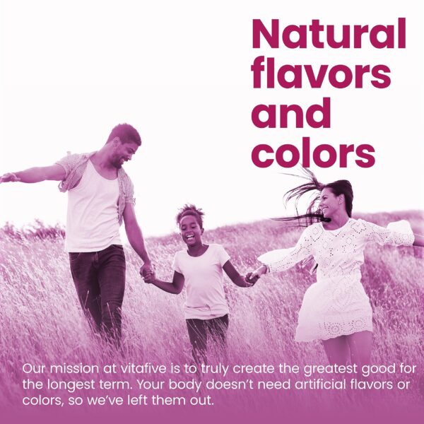 Gomitas vitamínicas Vitafive sabor natural para mujeres