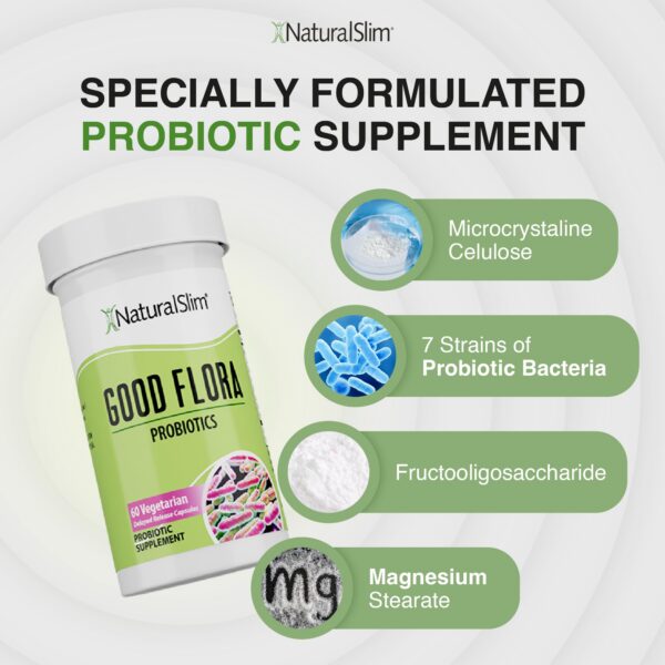 Good Flora probióticos para equilibrio intestinal y digestivo