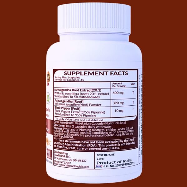 Frascos de suplementos GoodlifePick