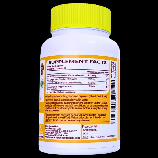 Cápsulas con pimienta negra y ashwagandha