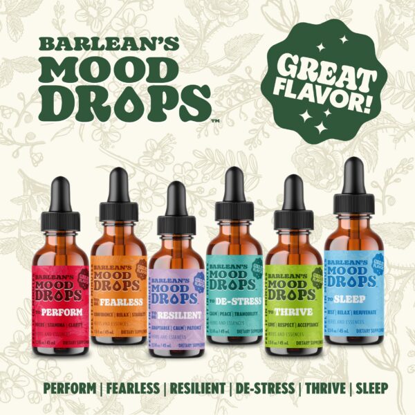 Gotas Barlean's para descanso y renovación con melatonina y magnesio 1.5 oz