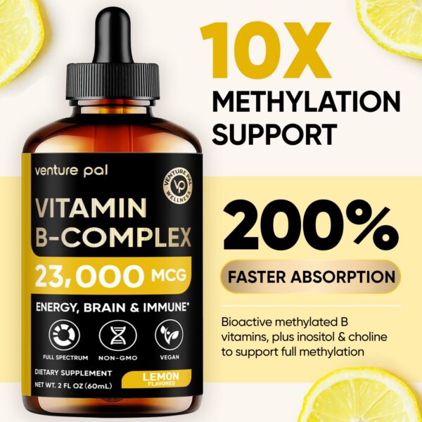 Gotas de Complejo B orgánicas y seguras Venture Pal