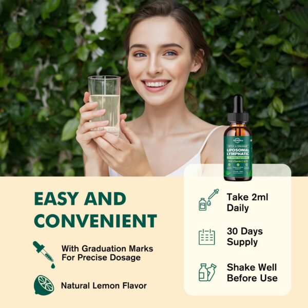 Gotas para drenaje linfático con extracto de diente de león y caléndula