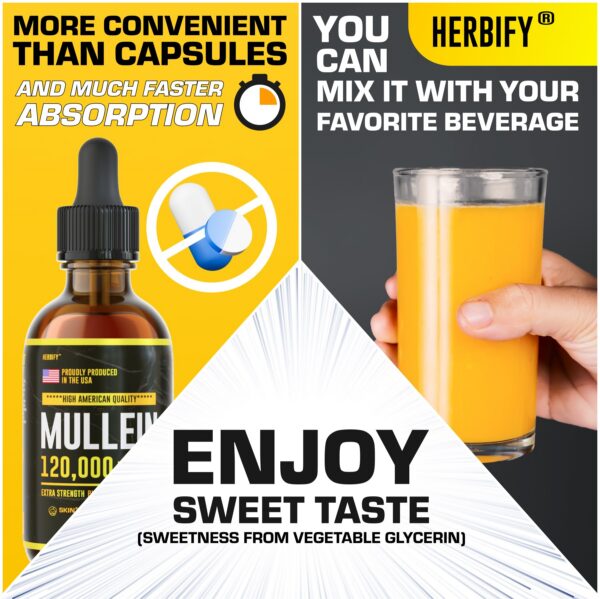 Suplemento vegetal de hoja de gordolobo Herbify