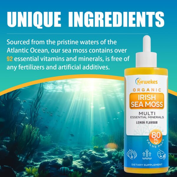 Version 1.0.0 Suplemento natural musgo marino y raíz de bardana Kirwekes