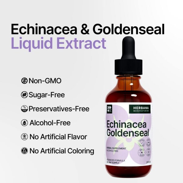 Gotas líquidas con extractos herbales para salud respiratoria