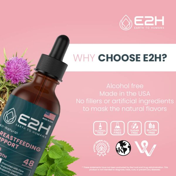 Gotas líquidas para lactancia natural E2H Earth to Humans