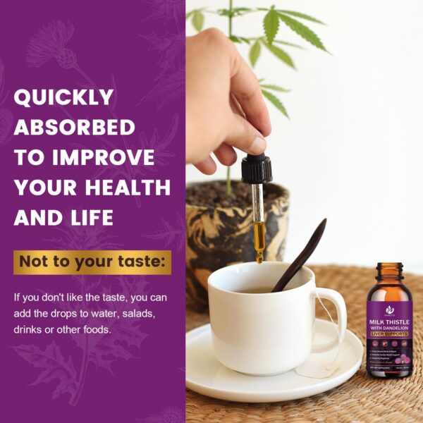 Gotas liquidas para limpieza y reparación natural del hígado