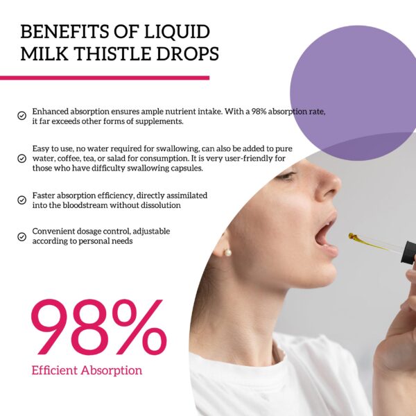 Gotas líquidas para salud del hígado y digestión natural