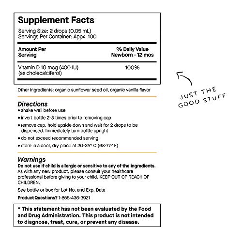 Gotas líquidas de vitamina D Genexa desarrollo óseo infantil