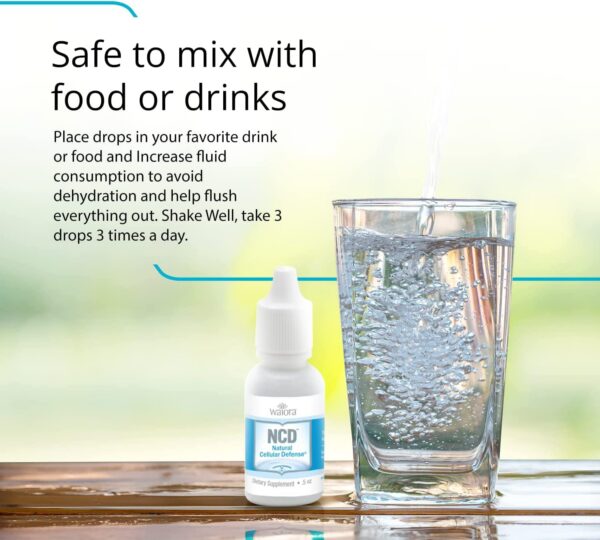 Fórmula natural Waiora NCD gotas líquidas zeolita activada