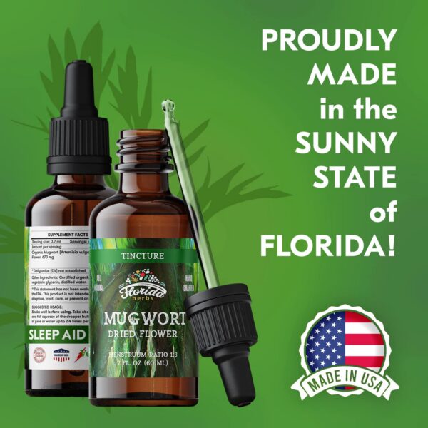 Gotas orgánicas para sueño relajante con artemisa