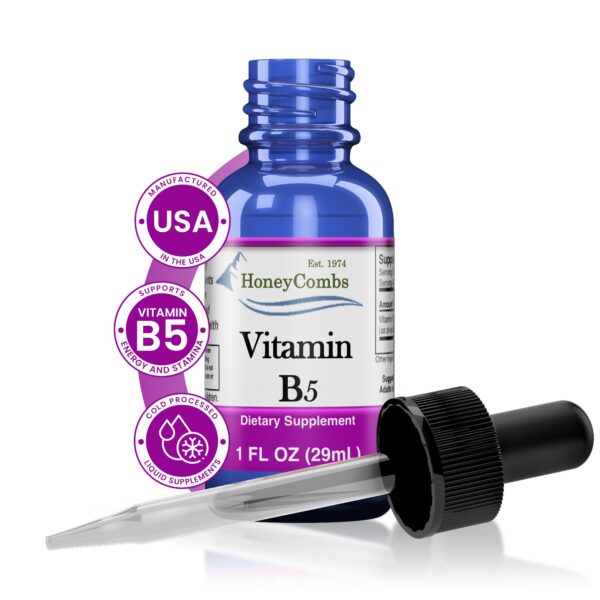 Gotas vitamina B5 ácido pantoténico para consumo