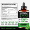 Gotas vitamina d3 k2 venture pal sabor menta para huesos y sistema inmunitario