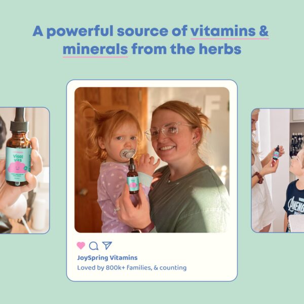 Gotero JoySpring Vital Vits multivitamínico líquido para niños