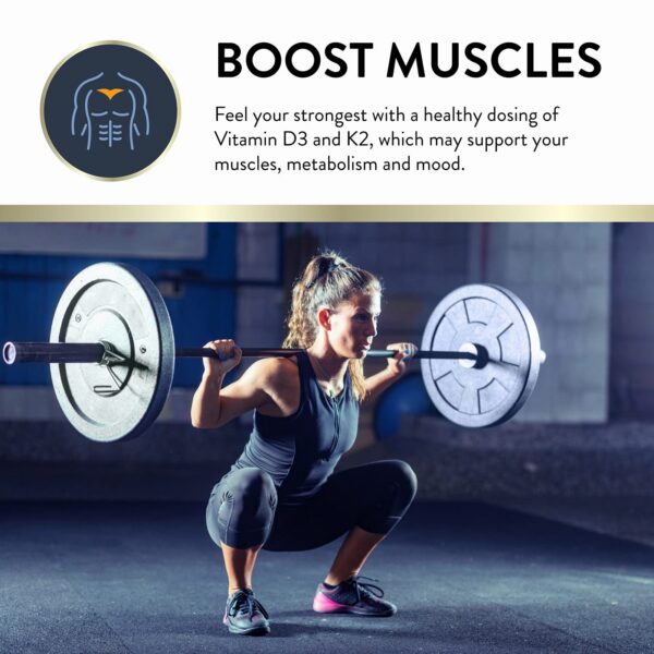 Gotero de Mt. Angel Vitaminas D3 y K2 líquido