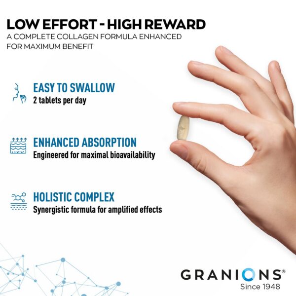 Frasco con 60 tabletas Granions Marine Collagen