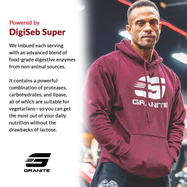 Vista lateral de la botella Vital Shield