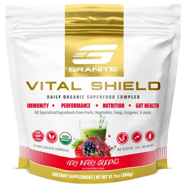 Vital Shield front label