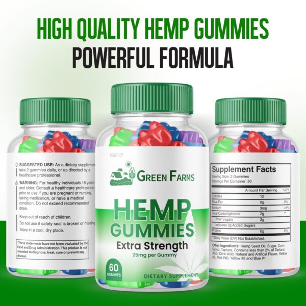 Detalle nutricional de las gomitas