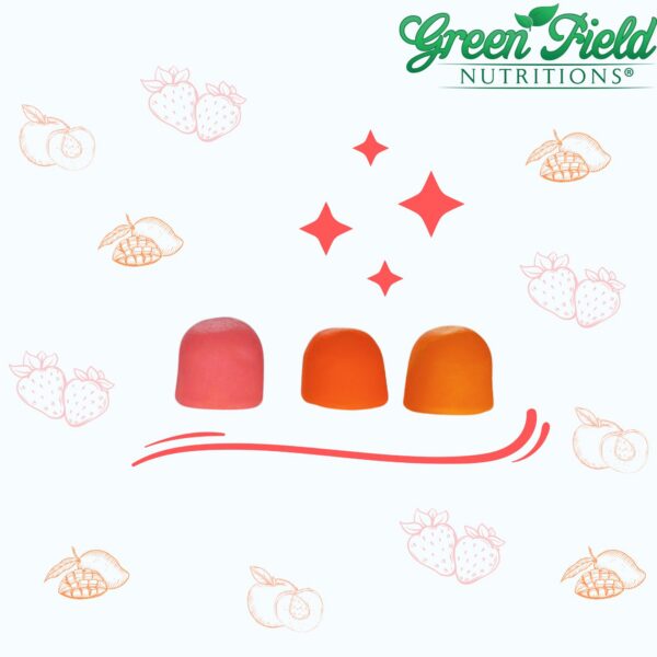 Version 1.0.0 Greenfield Nutritions caja y frasco gomitas D3 halal