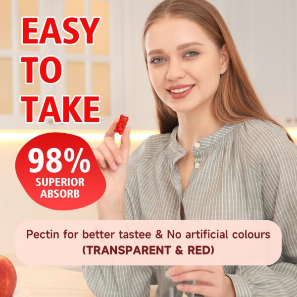 Detallado de lisina 1000 mg gomitas