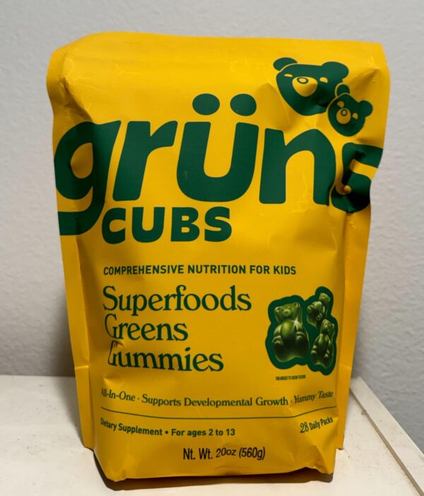 Grüns porciones 8 gomitas por sobre