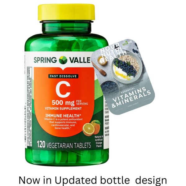 Guía de vitaminas incluida