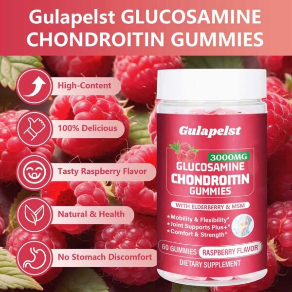 Gulapelst gomitas glucosamina y condroitina - empaque exterior