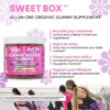 Gummies sin gluten ni colorantes para salud femenina