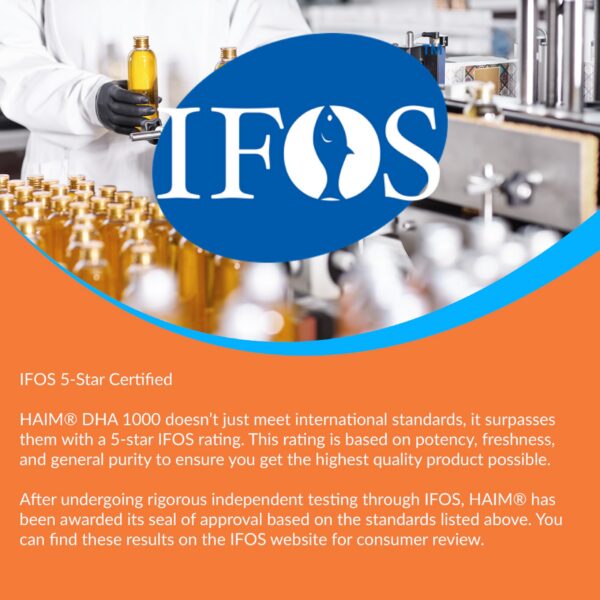 Ingredientes HAIM DHA 1000 Omega-3