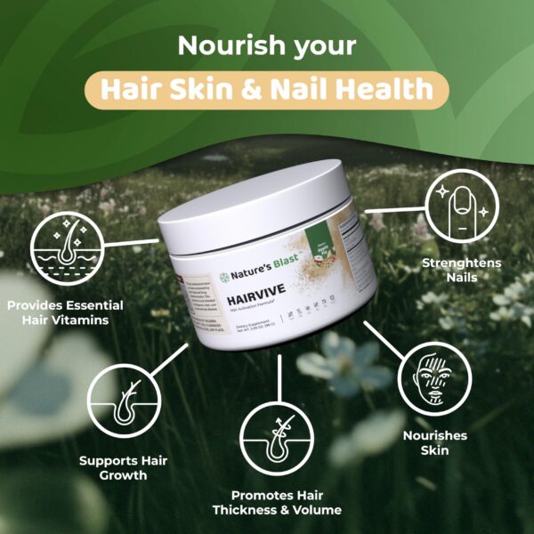 Etiqueta detallada de HairVive