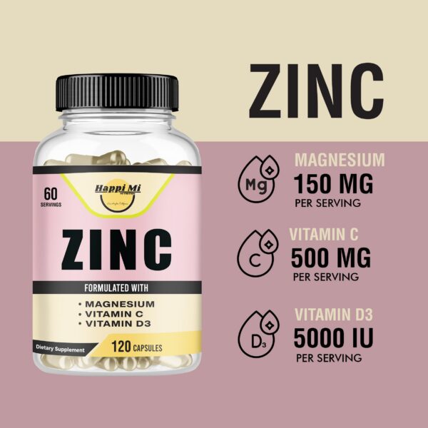 Vista del envase de Happi Mi Zinc