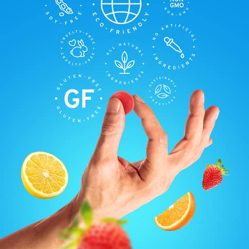 Detalle gomitas Happy Healthy Wellness vitamina D3 para adultos