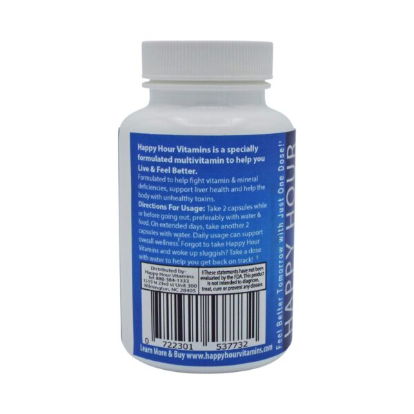 Etiqueta lateral de la botella