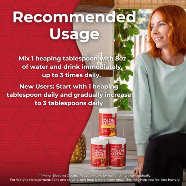 Version 1.0.0 Health Plus Colon Cleanse para regularidad intestinal y detox