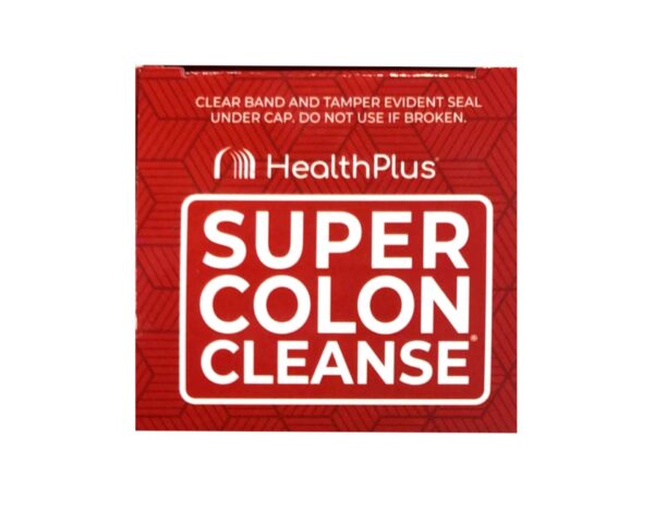Health Plus Super Colon Cleanse presentación y detalle cápsulas