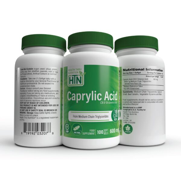 Ingredientes del producto Caprylic Acid